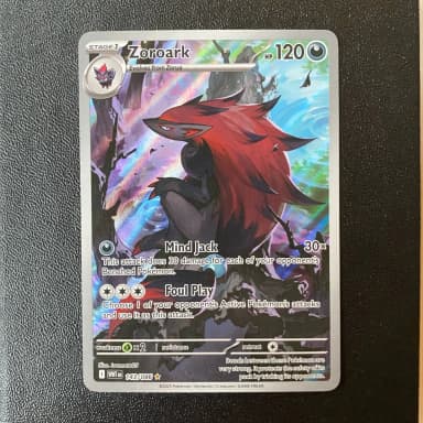Harvinainen Zoroark 143/86 kuvituskortti Pokémon White Flare