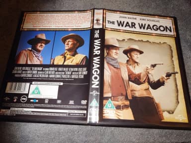 Película western Pansardiligensen con John Wayne y Kirk Douglas