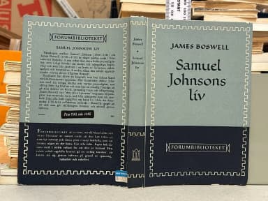 Samuel Johnsons liv by James Boswell in very good condition