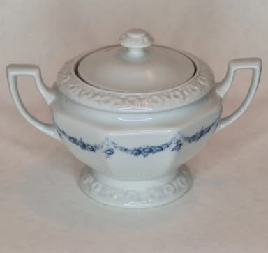 Rosenthal Maria blue garland sugar bowl for sale