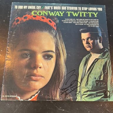Conway Twitty autograph available