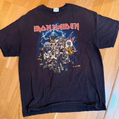 Vintage Iron Maiden Shirt von 2003 in Größe XL