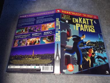 A Cat in Paris Animations-DVD mit schwedischem Ton