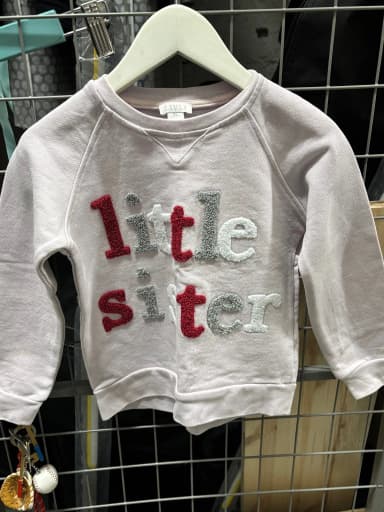LIVLY lila Pullover Größe 122