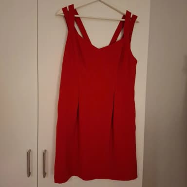 Vestido rojo Oasis talla 42