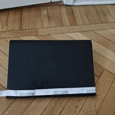 Schwarzer Zeitschriften- und Laptopständer zu verkaufen