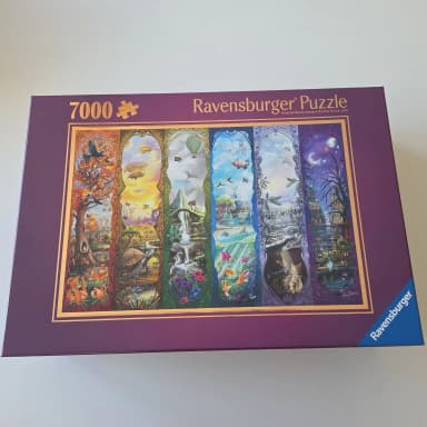 Ravensburgerin 7000 palan palapeli Ruotsissa