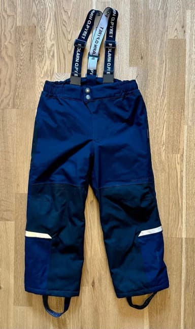 Polarn O. Pyret dark blue winter pants Snowy low size 116
