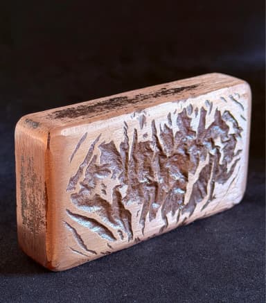 500 gram copper ingot from Halerion Brushed series with certificate