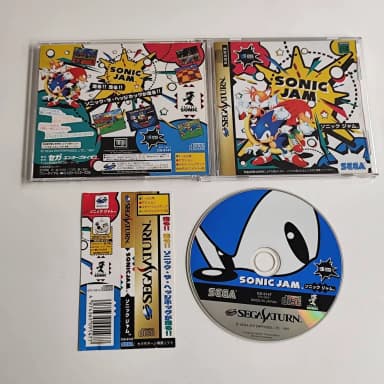 Gebrauchtes Sega Saturn Sonic Jam Spiel in Schweden verfügbar