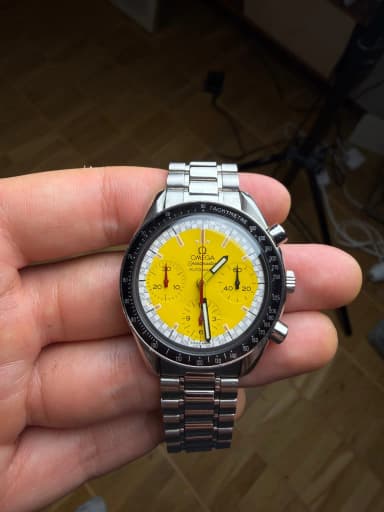 Omega Speedmaster Reduced Schumacher automatic watch