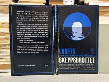 Skeppsbrottet by F. Wills Crofts in fine plus condition