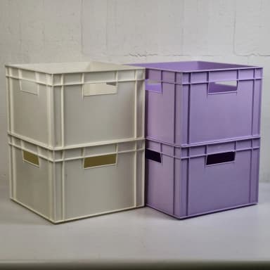 4 Kunststoffboxen für vielseitige Aufbewahrung