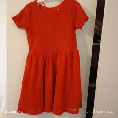 Christmas dress size 110 for children
