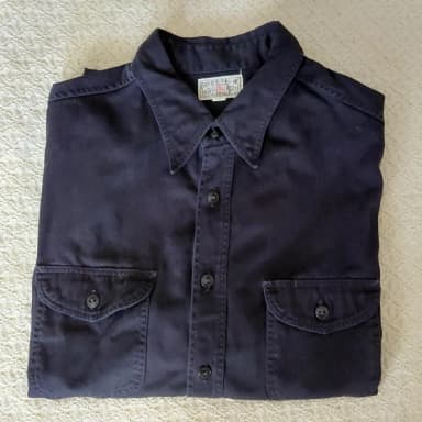 Buzz Rickson's herringbone work shirt, size 16-16½