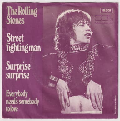Rolling Stones Street Fighting Man EP aus Holland