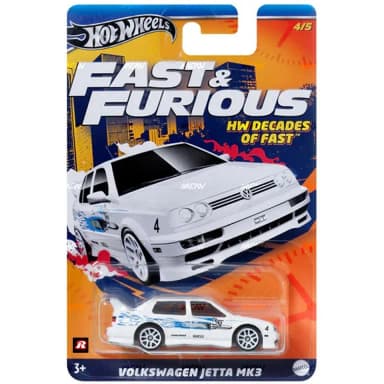 Hot Wheels Fast & Furious Volkswagen Jetta Mark 3 modelo de coche