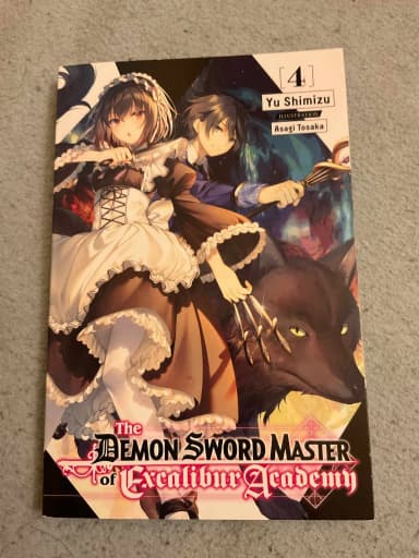 The Demon Sword Mast Band 4 englisches Light Novel Manga Anime