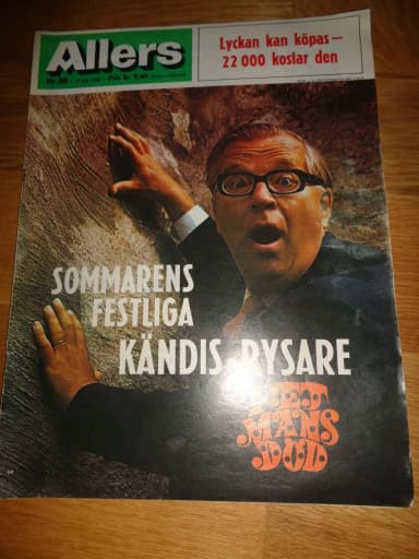 Allers-lehden numero 30 vuodelta 1969, jossa Berith Bohm Bosjöklosters linnassa
