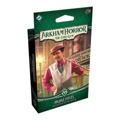 Arkham Horror TCG Investigator Deck featuring Andre Patel