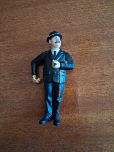 Tintin keräilyfiguuri Dupont ja Dupond vuodelta 2011