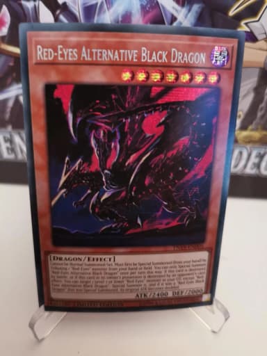 Yu-Gi-Oh Red Eyes Alternative Black Dragon -kortti myynnissä