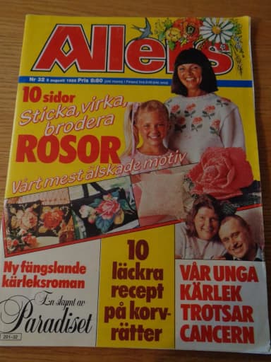 Revista Allers número 32 de 1985 con Teddy Rhodin y otros