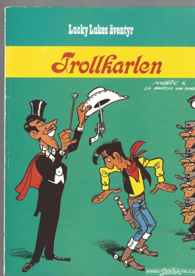 Lucky Luke Trollkarlen comic in good condition