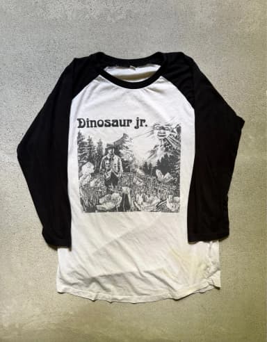 2000s Dinosaur Jr. raglan long sleeve t-shirt size L