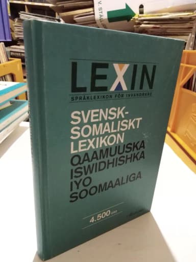 Lexin ruotsi-somalialainen sanakirja Qaamuuska iswidhishka iyo soomaaliga