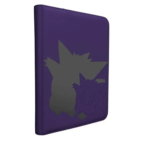 Pokemon Elite Gengar 9-taskuinen premium-vetoketjullinen pro-kansio 18x20
