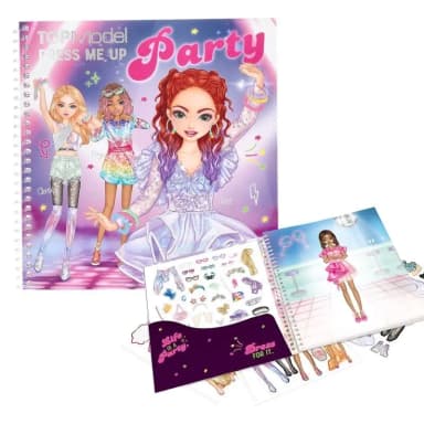 Top Model Dress Me Up Lexy PARTY craft book