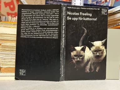 Se upp för kattorna by Nicolas Freeling, good plus condition