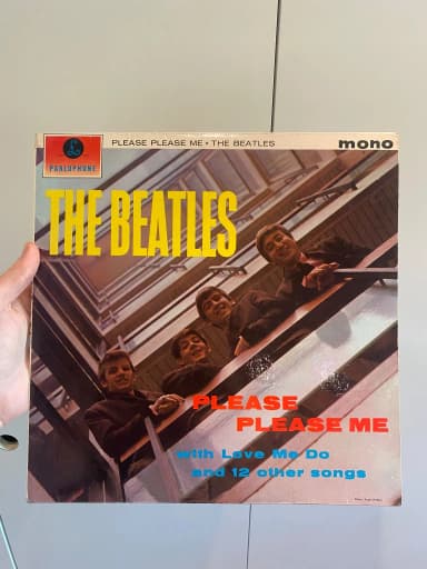 The Beatles Please Please Me UK 1963 Mono-Schallplatte in sehr gutem Zustand