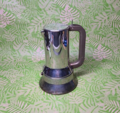 Richard Sapper Alessi 9090 Espressokocher für eine Tasse aus Italien
