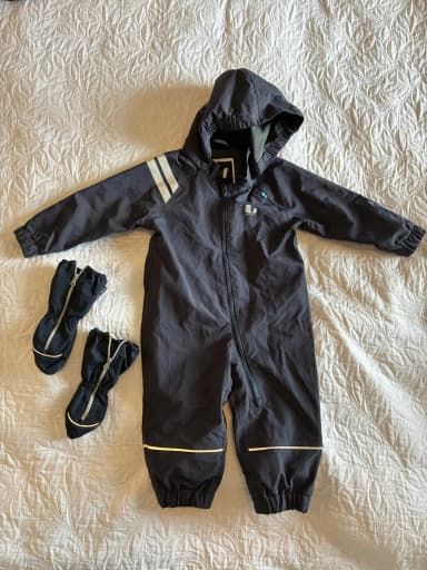 Lindberg Overall Größe 80 mit Pop-Handschuhen