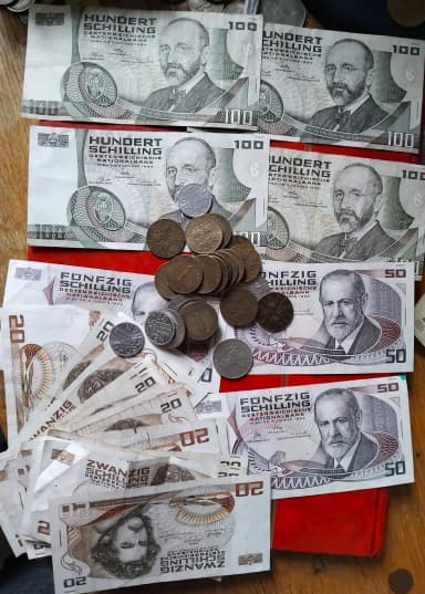 Itävallan schilling 985,50 ATS Itävallasta