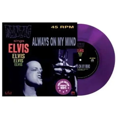 Danzig Always on my mind 7 Zoll lila Vinyl