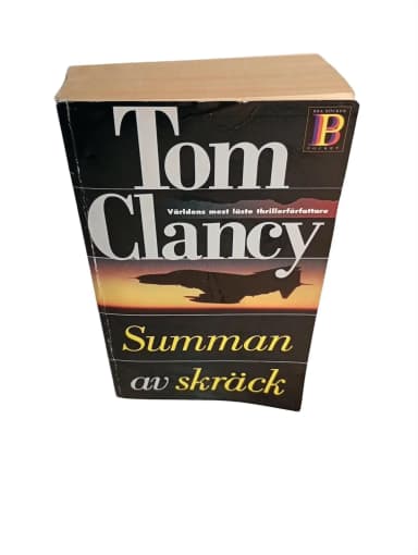 The Sum of Fear by Tom Clancy in like-new unread condition