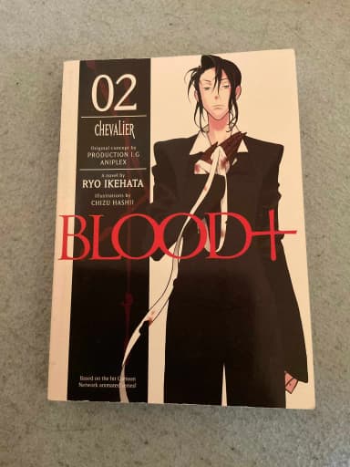 Blood+ Vol 2 English light novel manga anime