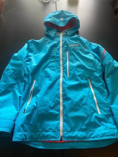 Everest sininen kuoritakki koko L