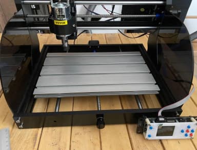 3-Achsen CNC-Graviermaschine mit komplettem Zubehör und großem Arbeitsbereich