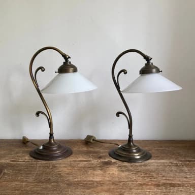 Jugendstil bordlamper fra Lyktan til salgs