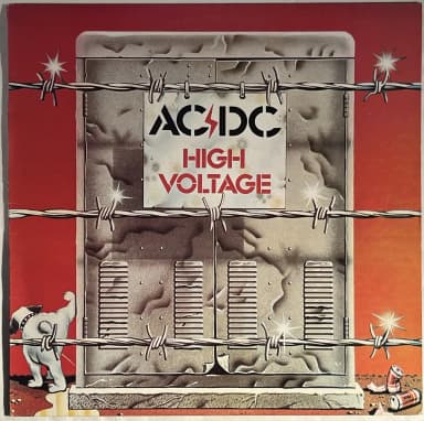 AC/DC High Voltage vinyl LP from 1975 with Australian label