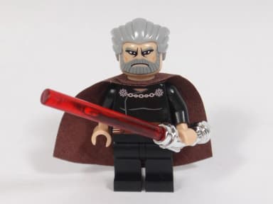 Figura Lego de Count Dooku con espada láser de 2009